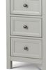 Julian Bowen Grey Maine 5 Drawer Tall Chest