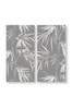 Art For The Home Set of 2 Grey Bamboo Blooms Wall Art