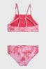Calvin Klein Girls Pink Print Bralette Bikini Set