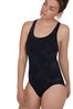 Speedo Black Boomstar Placement Flyback Swimsuit