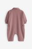 All Baby New In Cosy Sweat Jersey Baby Romper