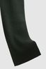 Reiss Forest Green Chesterfield Merino Wool Ribbed Scarf