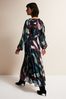 Phase Eight Black Sky Abstract Maxi Dress