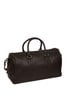 Cultured London Brown Club Leather Holdall