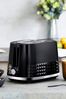 Tower Black Solitaire 2 Slice Toaster