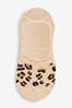 Animal Pattern Invisible Trainer Socks Five Pack