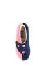 Pavers Ladies Touch Fasten Full Slippers With Permalose Sole