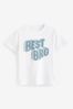 Best Bro White Short Sleeve Graphic T-Shirt Shadow (3-16yrs)