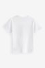 New Look T-Shirt Monnalisa und Shorts mit Waffelstruktur in gebrochenem Weiß Short Sleeve Graphic T-Shirt Monnalisa (3-16yrs)