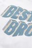 Best Bro White Short Sleeve Graphic T-Shirt Shadow (3-16yrs)