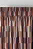 Rust Brown Blocks Made To Measure Curtains