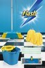 Wham Blue Flash Floor Clean Kit With Flat And Microfibre Mop Mop Bucket