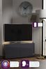 Frank Olsen Smart LED Grey Corner TV Cabinet