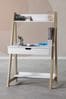 Parker White and Wood Effect Storage Desk
