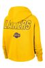 Nike Yellow Los Angeles Lakers Courtside Fleece Pullover Hoodie