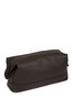 Pure Luxuries London Brown Joggle Leather Washbag