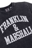 Franklin & Marshall Black Vintage Arch T-Shirt