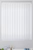 White Tonal Stripe Made To Measure Vertical Blind