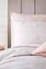furn. Blush Pink Blush Pink Tessellate Geometric Reversible Duvet Cover and Pillowcase Set