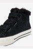 Black Wide Fit (G) Thermal Thinsulate™ Lined High Top Trainers