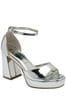 Ravel Silver Platform Sandals Looks with Ankle Strap