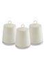 Morphy Richards Set of 3 Cream Dune Canisters
