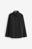 Black Long Sleeve Smart Trimmed Shirt (3-16yrs)