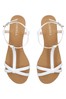 Carvela White Bravo Sandals
