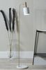 Pacific White/Gold Biba Marble Footed Retro Floor Lamp