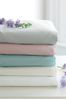 White 200 Thread Count Cotton Fitted Sheet