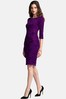 HotSquash Purple Long Sleeved Lace Dress