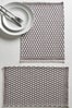 Set of 4 Grey Woven Placemats Placemats