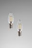 2 Pack 4W LED SES Candle Dimmable Bulbs