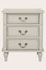 Clifton Dove Grey 3 Drawer Bedside Chest by Laura Ashley
