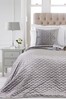 Riva Home Grey Moonlight Quilted Throw
