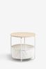 Fabric Storage Side Table