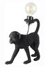 Gallery Home Black Capuchin Monkey Table Lamp