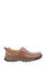 Hush Puppies Brown Duncan Slip-On Shoes