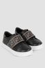 Kids Leather FF Logo Trainers