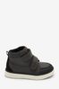 Black Wide Fit (G) Warm Lined Touch Fastening Boots