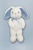 Babyblooms Blue Personalised Bunny With Snuggle Wrap Gift