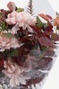 Burgundy Red Artificial Floral Bouquet