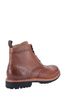 Cotswold Brown Rissington Commando Goodyear Welt Lace-Up Boots