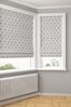 Silver Hallam Made To Measure Roman Blind