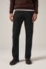 Solid Black Bootcut Fit Essential Stretch Jeans