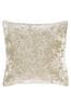 Catherine Lansfield Natural Crushed Velvet Cushion