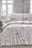 D&D Exclusive To Next Grey Jessica Floral Duvet Cover and Pillowcase Set