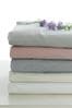 Silver 200 Thread Count Cotton Fitted Sheet