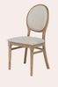 Wellington Oak Pair Of Upholstered Dining Chairs by Laura Ashley