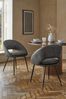 Set of 2 Bras & Crop Tops Hewitt Black Leg Dining Chairs